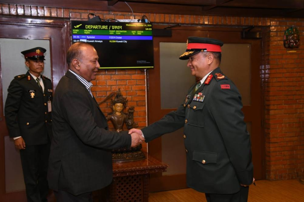 Army chief returns from official visit to UK
