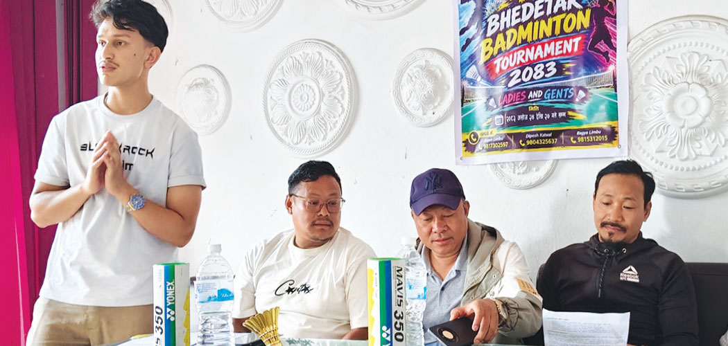 Fourth Bhedetar Badminton Tournament begins October 10 with three doubles categories