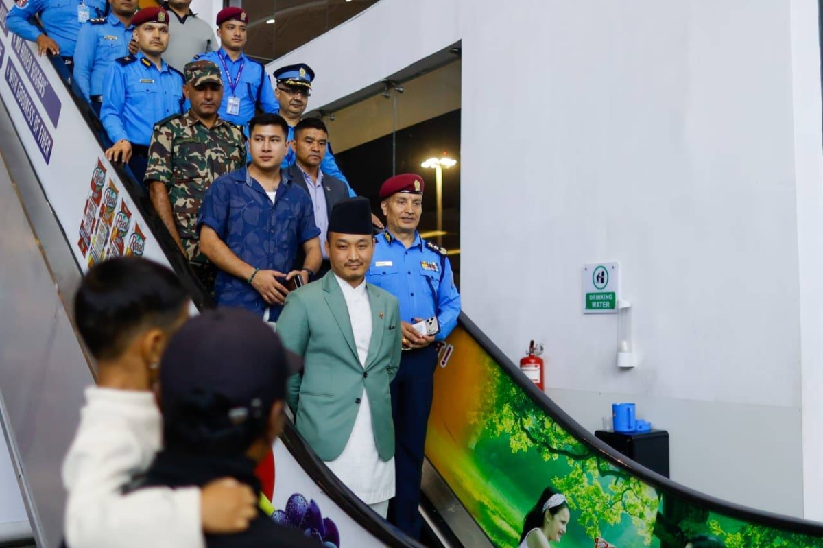 Home Minister Gurung returns after three-day India visit